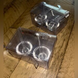 Crate & Barrel Individual Salt Cellars 4 packs of 2 =8 in all